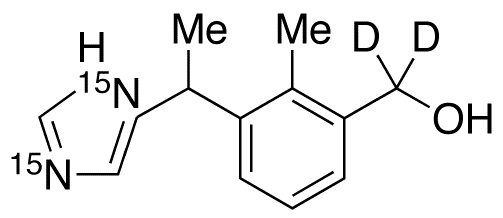 3-Hydroxy Medetomidine-<sup>15</sup>N<sub>2</sub>,d<sub>2</sub>