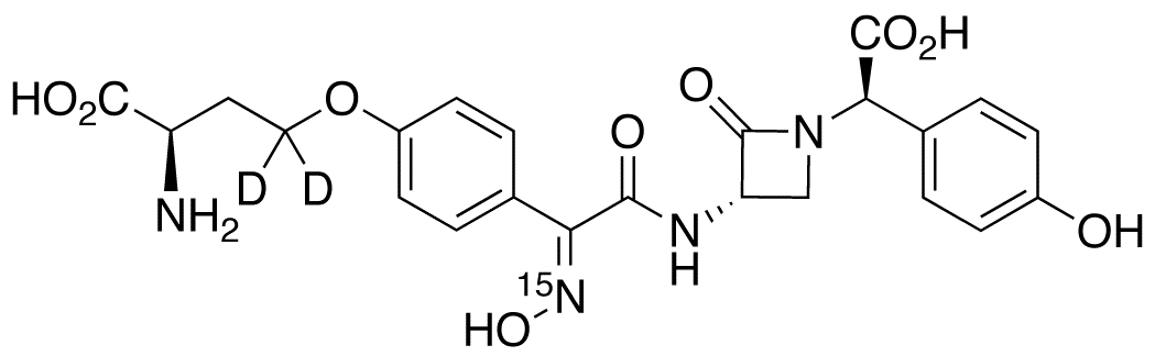 Nocardicin A-<sup>15</sup>N,d<sub>2</sub>