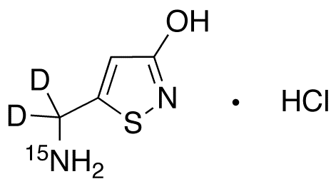 Thiomuscimol-<sup>15</sup>N,d<sub>2</sub> HCl