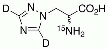 rac 3-(1,2,4-Triazol-1-yl)-L-alanine-<sup>15</sup>N,d<sub>2</sub>