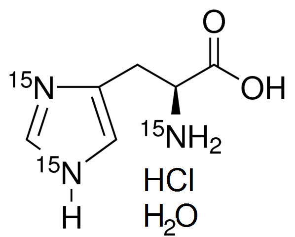 L-Histidine-<sup>15</sup>N<sub>3</sub> hydrochloride hydrate