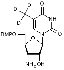  3’-Amino-5’-O-p-anisoyl-3’-deoxy-D<sub>3</sub>-thymidine