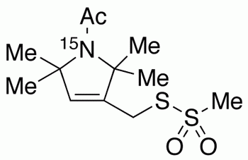 1-Acetyl-2,2,5,5-tetramethyl-delta3-(pyrroline-<sup>15</sup>N)-3-methyl Methanethiosulfonate