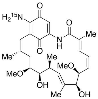 7-Descarbamoyl 17-Amino Geldanamycin-<sup>15</sup>N