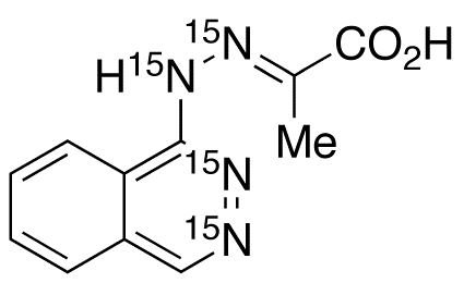 Hydralazine-<sup>15</sup>N<sub>4</sub> Pyruvic Acid Hydrazone