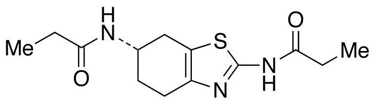 (S)-4,5,6,7-Tetrahydro-N<sub>2</sub>,N<sub>6</sub>-propionyl-2,6-benzothiazolediamine