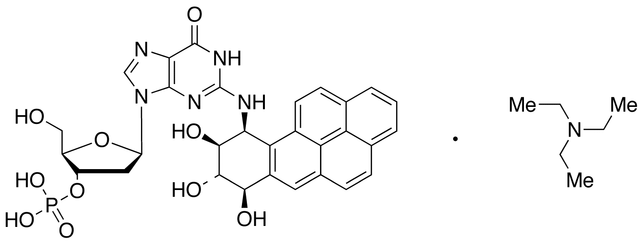 (7R,8S,9S)-Trihydroxy-10S(N<sub>2</sub>-deoxyguanosyl-3’-phosphate)-7,8,9,10-tetrahydrobenzo[a]pyrene Triethylamine