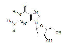 2’-Deoxyguanosine-<sup>15</sup>N<sub>5</sub>