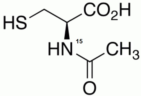N-Acetyl-L-cysteine-<sup>15</sup>N