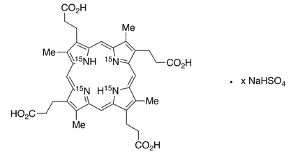 Coproporphyrin I-<sup>15</sup>N<sub>4</sub> sodium bisulfate salt