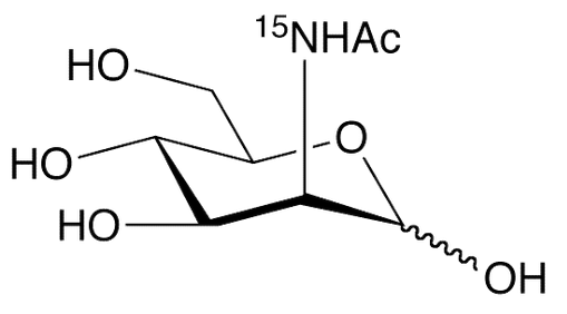 N-Acetyl-D-mannosamine-<sup>15</sup>N