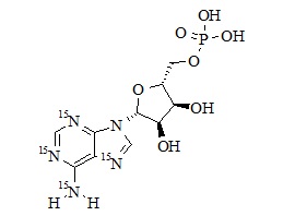 Adenosine monophosphate <sup>15</sup>N<sub>4</sub>
