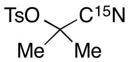 2-Methyllactonitrile-<sup>15</sup>N p-toluenesulfonate 