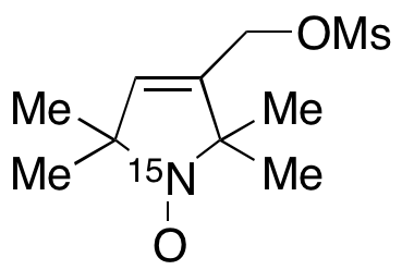 1-Oxyl-2,2,5,5-tetramethyl-âˆ†3-(methanesulfonyloxymethyl)pyrroline-15N
