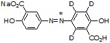 Olsalazine-d3,15N sodium