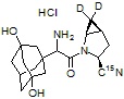 Saxagliptin Metabolite-15N,d2 HCl