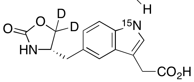 3-Des[2-(Dimethylamino)ethyl] Zolmitriptan 3-Acetic Acid-<sup>,d</sup>N,d<sub>2</sub>