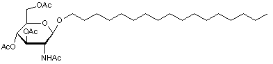 Heptadecyl 2-acetamido-3-4-6-tri-O-acetyl-2-deoxy-β-D-glucopyranoside