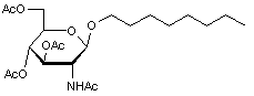 Octyl 2-acetamido-3-4-6-tri-O-acetyl-2-deoxy-β-D-glucopyranoside