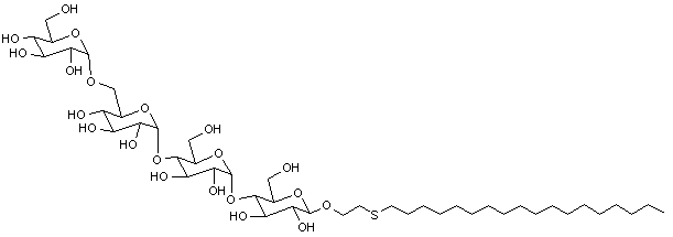 Octadecylthioethyl 4-O-(4-O[6-O-α-D-glucopyranosyl-α-D-glucopyranosyl]-α-D-glucopyranosyl)-β-D-glucopyranoside