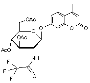 4-Methylumbelliferyl 3-4-6-tri-O-acetyl-2-deoxy-2-trifluoroacetamido-β-D-glucopyranoside