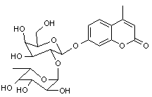4-Methylumbelliferyl 2-O-(α-L-fucopyranosyl)-β-D-galactopyranoside