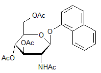 1-Naphthyl 2-acetamido-3-4-6-tri-O-acetyl-2-deoxy-β-D-glucopyranoside