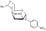 4-Nitrophenyl 4-6-O-benzylidene-α-D-mannopyranoside