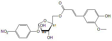 4-Nitrophenyl 5-O-trans-feruloyl-α-L-arabinofuranoside