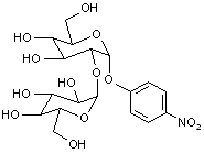 4-Nitrophenyl 2-O-(α-D-glucopyranosyl)-α-D-glucopyranoside