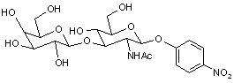 4-Nitrophenyl 2-acetamido-2-deoxy-3-O-(b-D-galactopyranosyl)-β-D-glucopyranoside