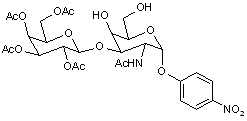 4-Nitrophenyl 2-acetamido-3-O-(2-3-4-6-tetra-O-acetyl-β-D-galactopyranosyl)-2-deoxy-α-D-galactopyranoside