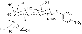 4-Nitrophenyl 2-acetamido-2-deoxy-3-O-[2-O-(α-L-fucopyranosyl)-β-D-galactopyranosyl]-β-D-glucopyranoside