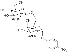 4-Nitrophenyl 2-acetamido-6-O-(2-acetamido-2-deoxy-β-D-glucopyranosyl)-2-deoxy-α-D-galactopyranoside