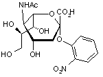 2-O-(2-Nitrophenyl)-α-D-N-acetylneuraminic acid