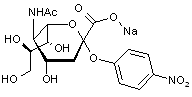 2-O-(4-Nitrophenyl)-α-D-N-acetylneuraminic acid sodium salt