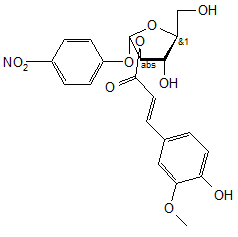 4-Nitrophenyl 2-O-trans-feruloyl-α-L-arabinofuranoside