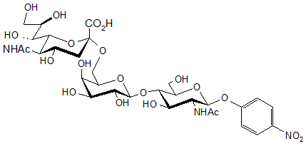 4-Nitrophenyl O-(N-acetyl-α-neuraminosyl)-(2-6)-β-D-galactopyranosyl-(1-4)-2-acetamido-2-deoxy-β-D-glucopyranoside
