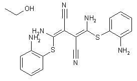 1-4-Diamino-2-3-dicyano-1-4-bis(O-aminophenylmercapto)butadiene Monoethanolate
