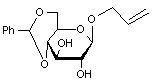 Allyl 4-6-O-benzylidene-β-D-glucopyranoside