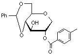 1-5-Anhydro-4-6-O-benzylidene-2-O-toluoyl-D-glucitol