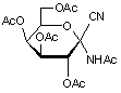 1-Acetamido-2-3-4-6-tetra-O-acetyl-1-deoxy-β-D-galactopyranosyl cyanide