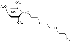 1-[2-(2-Azidoethoxy)ethoxyethyl]-2-3-4-6-tetra-O-acetyl-D-galactopyranoside