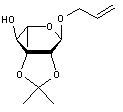 Allyl 2-3-O-isopropylidene-α-L-rhamnopyranoside