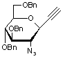 Anhydro-4-azido-5-6-8-tri-O-benzyl-1-2-4-trideoxy-D-glycero-D-gulo-oct-1-ynitol