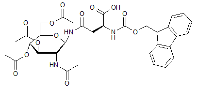 2-Acetamido-3-4-6-tri-O-acetyl-2-deoxy-β-D-glucopyranosyl-Fmoc-asparagine