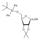 5-O-tert-Butyldiphenylsilyl-2-3-O-isopropylidene-D-ribofuranose