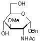 Benzyl 2-acetamido-2-deoxy-3-O-methyl-α-D-glucopyranoside