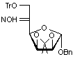Benzyl 2-3-O-isopropylidene-6-O-trityl-5-keto-α-D-mannofuranoside 5-oxime