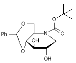 4-6-O-Benzylidene-N-Boc-1-5-imino-D-glucitol